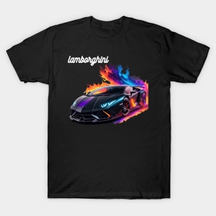 Blazing Lamborghini Aventador T-Shirt